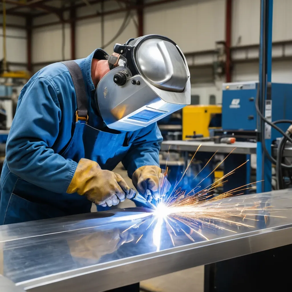 serviço de solda em alumínio